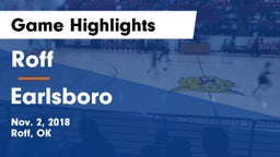 Roff  vs Earlsboro Game Highlights - Nov. 2, 2018