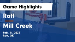 Roff  vs Mill Creek Game Highlights - Feb. 11, 2023