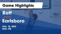 Roff  vs Earlsboro  Game Highlights - Feb. 18, 2023