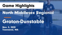 North Middlesex Regional  vs Groton-Dunstable  Game Highlights - Nov. 5, 2020