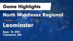 North Middlesex Regional  vs Leominster  Game Highlights - Sept. 18, 2021