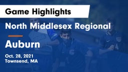 North Middlesex Regional  vs Auburn  Game Highlights - Oct. 28, 2021
