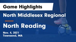 North Middlesex Regional  vs North Reading  Game Highlights - Nov. 4, 2021