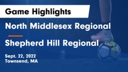 North Middlesex Regional  vs Shepherd Hill Regional  Game Highlights - Sept. 22, 2022