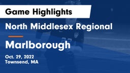 North Middlesex Regional  vs Marlborough  Game Highlights - Oct. 29, 2022