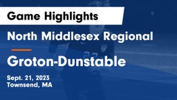 North Middlesex Regional  vs Groton-Dunstable  Game Highlights - Sept. 21, 2023