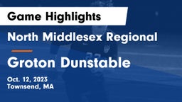 North Middlesex Regional  vs Groton Dunstable Game Highlights - Oct. 12, 2023