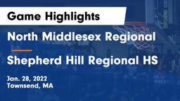 North Middlesex Regional  vs Shepherd Hill Regional HS Game Highlights - Jan. 28, 2022