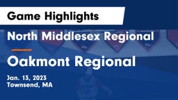 North Middlesex Regional  vs Oakmont Regional  Game Highlights - Jan. 13, 2023