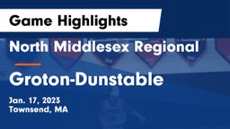North Middlesex Regional  vs Groton-Dunstable  Game Highlights - Jan. 17, 2023