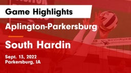 Aplington-Parkersburg  vs South Hardin  Game Highlights - Sept. 13, 2022