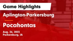 Aplington-Parkersburg  vs Pocahontas  Game Highlights - Aug. 26, 2023