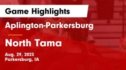 Aplington-Parkersburg  vs North Tama  Game Highlights - Aug. 29, 2023