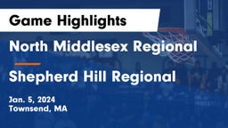 North Middlesex Regional  vs Shepherd Hill Regional Game Highlights - Jan. 5, 2024