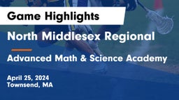 North Middlesex Regional  vs Advanced Math & Science Academy Game Highlights - April 25, 2024