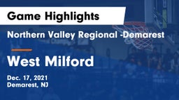 Northern Valley Regional -Demarest vs West Milford  Game Highlights - Dec. 17, 2021
