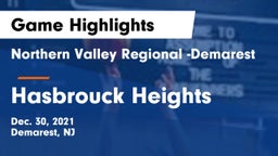 Northern Valley Regional -Demarest vs Hasbrouck Heights  Game Highlights - Dec. 30, 2021