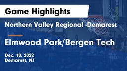 Northern Valley Regional -Demarest vs Elmwood Park/Bergen Tech Game Highlights - Dec. 10, 2022
