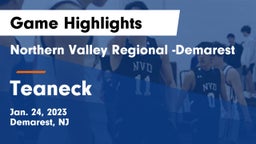 Northern Valley Regional -Demarest vs Teaneck  Game Highlights - Jan. 24, 2023