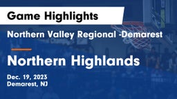 Northern Valley Regional -Demarest vs Northern Highlands  Game Highlights - Dec. 19, 2023