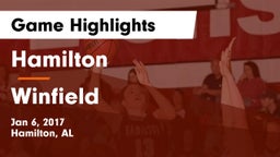 Hamilton  vs Winfield  Game Highlights - Jan 6, 2017