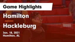 Hamilton  vs Hackleburg  Game Highlights - Jan. 18, 2021