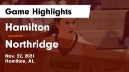 Hamilton  vs Northridge  Game Highlights - Nov. 22, 2021
