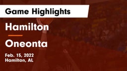 Hamilton  vs Oneonta  Game Highlights - Feb. 15, 2022