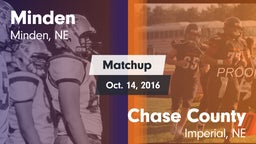 Matchup: Minden  vs. Chase County  2016