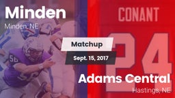 Matchup: Minden  vs. Adams Central  2017