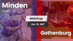 Matchup: Minden  vs. Gothenburg  2017