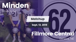 Matchup: Minden  vs. Fillmore Central  2019