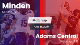 Matchup: Minden  vs. Adams Central  2019
