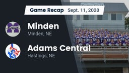 Recap: Minden  vs. Adams Central  2020