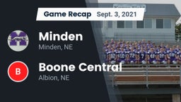 Recap: Minden  vs. Boone Central  2021