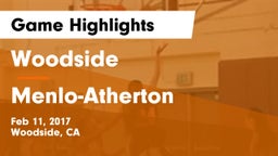 Woodside  vs Menlo-Atherton  Game Highlights - Feb 11, 2017