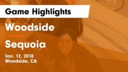 Woodside  vs Sequoia  Game Highlights - Jan. 12, 2018