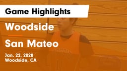 Woodside  vs San Mateo  Game Highlights - Jan. 22, 2020