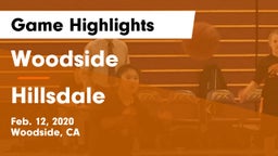 Woodside  vs Hillsdale  Game Highlights - Feb. 12, 2020