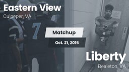 Matchup: Eastern View High vs. Liberty  2016