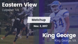 Matchup: Eastern View High vs. King George  2017