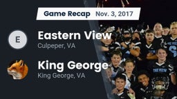 Recap: Eastern View  vs. King George  2017