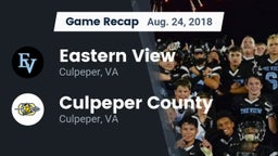 Recap: Eastern View  vs. Culpeper County  2018