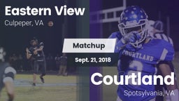 Matchup: Eastern View High vs. Courtland  2018