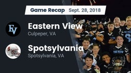 Recap: Eastern View  vs. Spotsylvania  2018