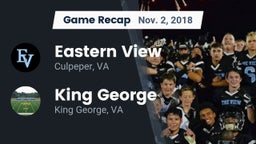 Recap: Eastern View  vs. King George  2018