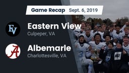 Recap: Eastern View  vs. Albemarle  2019