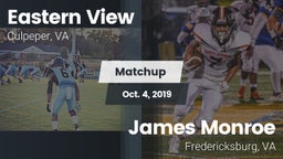 Matchup: Eastern View High vs. James Monroe  2019