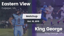 Matchup: Eastern View High vs. King George  2019