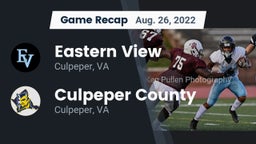 Recap: Eastern View  vs. Culpeper County  2022